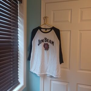 Jim bean baseball shirt nwot